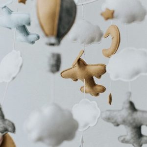 Mobile Balão 3D - Sonhos nas Nuvens