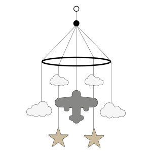 Mobile "Avião nas nuvens"
